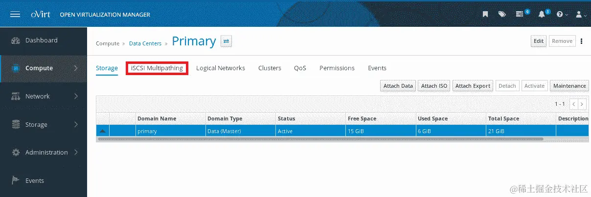 图 5.20 - 在数据中心级别配置 iSCSI 多路径