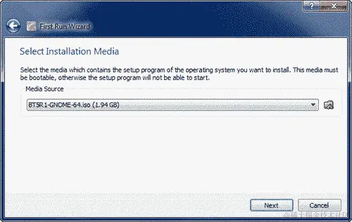 在虚拟磁盘映像上安装 BackTrack