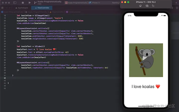 iOS UI Built Programmatically