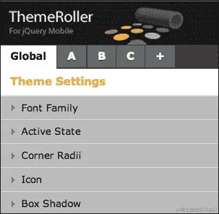 定义全局主题属性