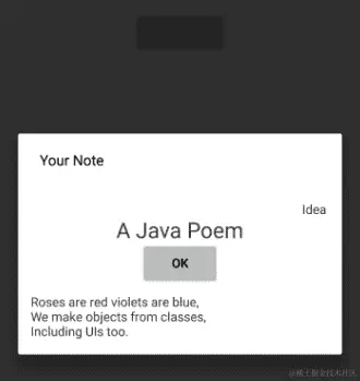 图 14.11 – 显示笔记对话框窗口