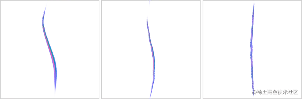 A three-panel image showing three different scratch textures.