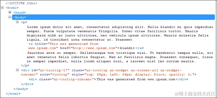 探索工具提示 CSS 框架类