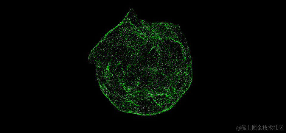 尝试用 three.js 实现了这个跨窗口的粒子动画