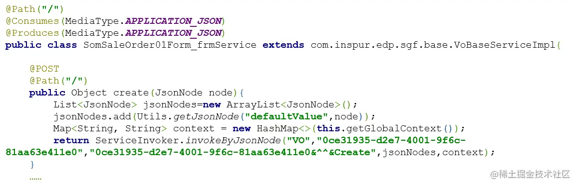 图4 EAPI代码生成样例