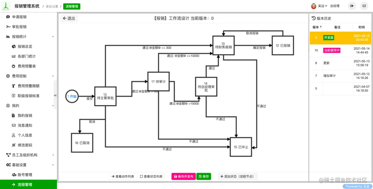 OA 及各种审批系统
