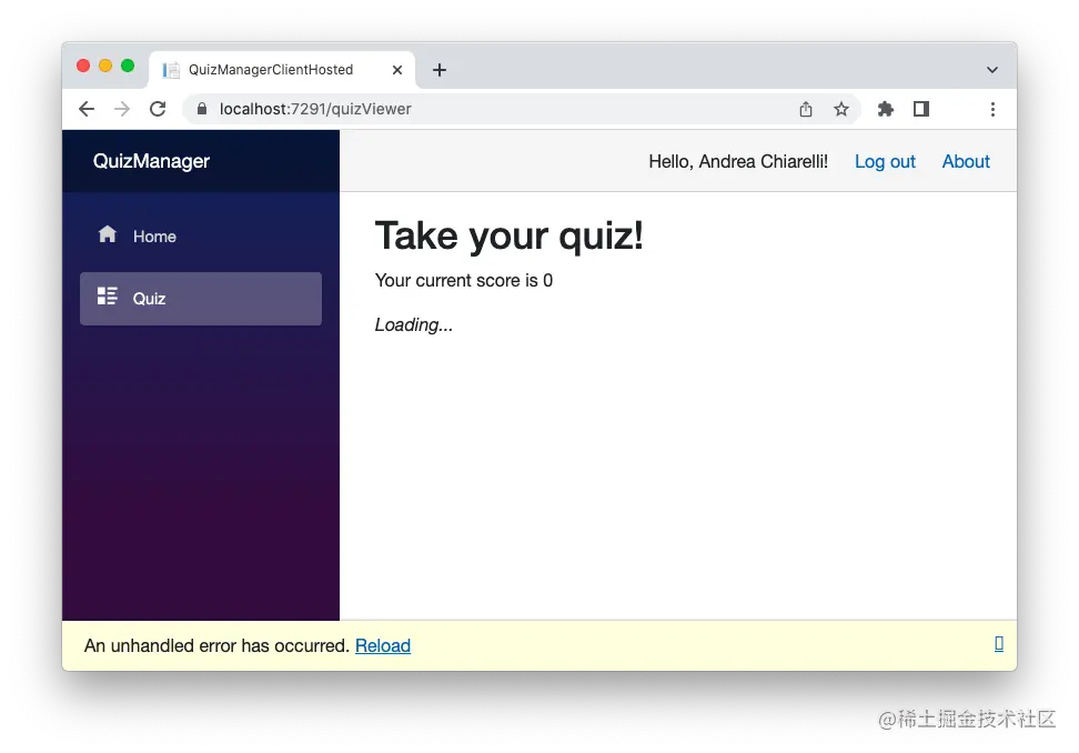 Blazor app unauthorized to access the API