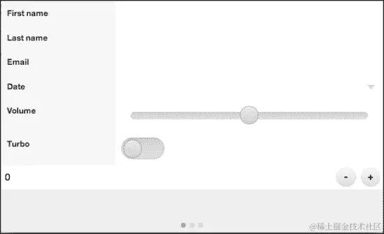 添加滑块、微调器和切换按钮