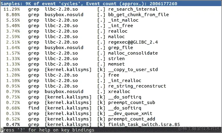 使用 perf 进行性能分析