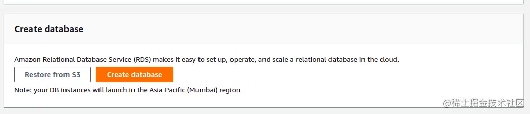 Create your Database