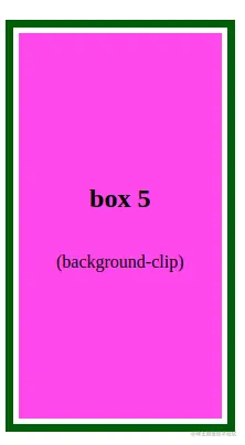 Double-Border Example CSS Background-Clip Property