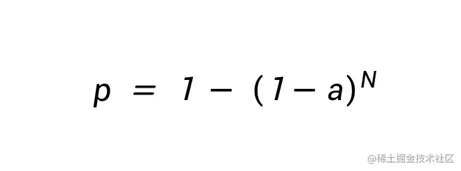 中奖概率计算公式