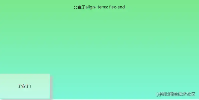 align-items-flexend