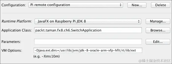 使用 NetBeans 与 Pi