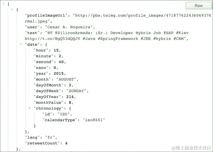 自定义 JSON 输出