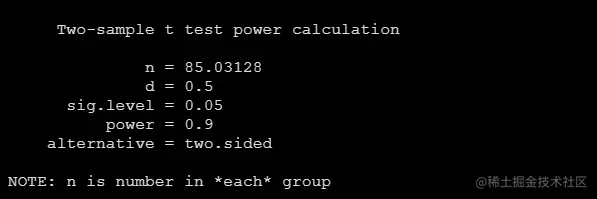 R数据分析：样本量计算的底层逻辑与实操，pwr包
