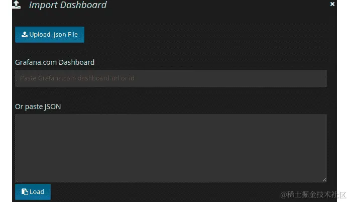 图 9.54：导入新仪表板