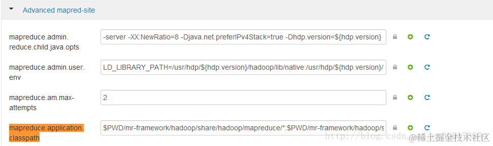 mapreduce.application.classpath