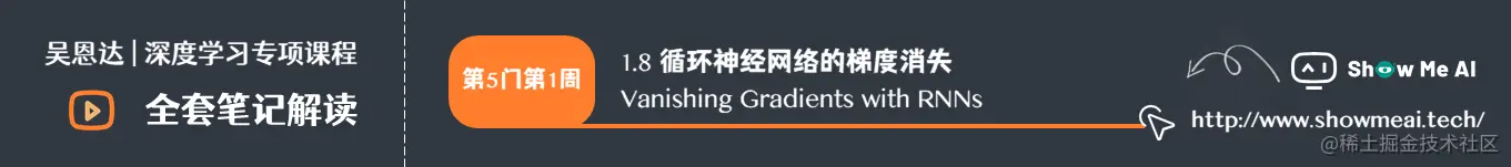 循环神经网络的梯度消失 Vanishing Gradients with RNNs