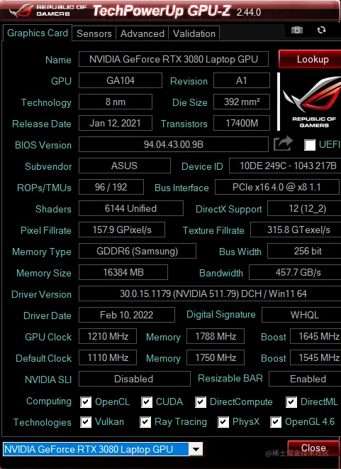 3080显卡坞z