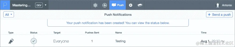使用 Parse 的推送通知
