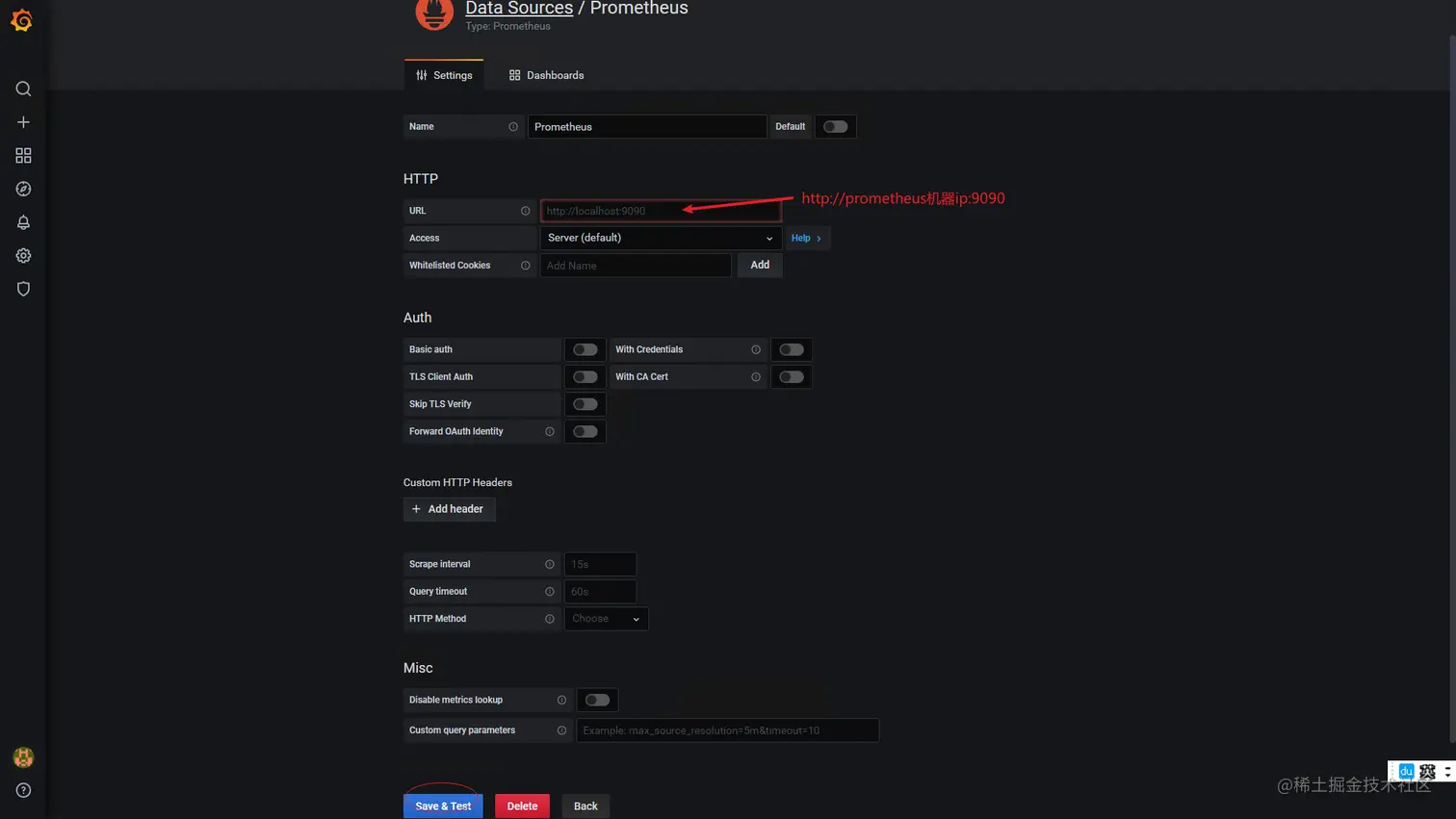 使用 docker 搭建 granfana+prometheus 监控平台监控测试服务器资源
