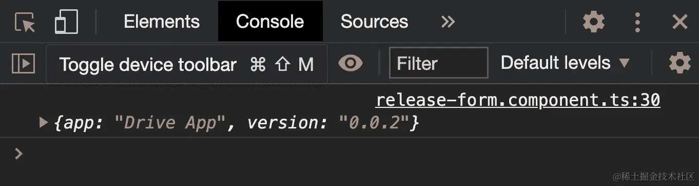 图 8.11 - 显示使用响应式表单提交的值的日志
