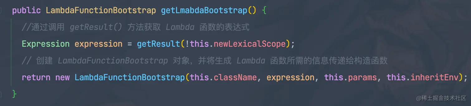 getLmabdaBootstrap()