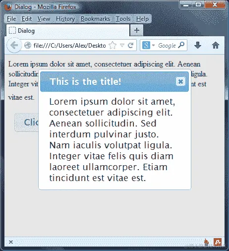 在实际例子中使用位置小部件