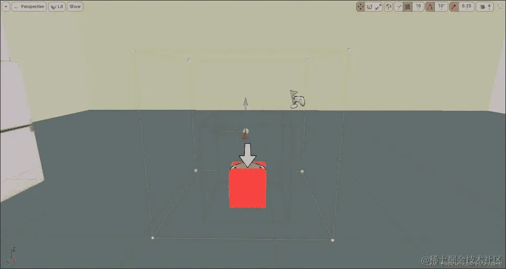 将视觉效果角色添加到游戏中-后期处理体积