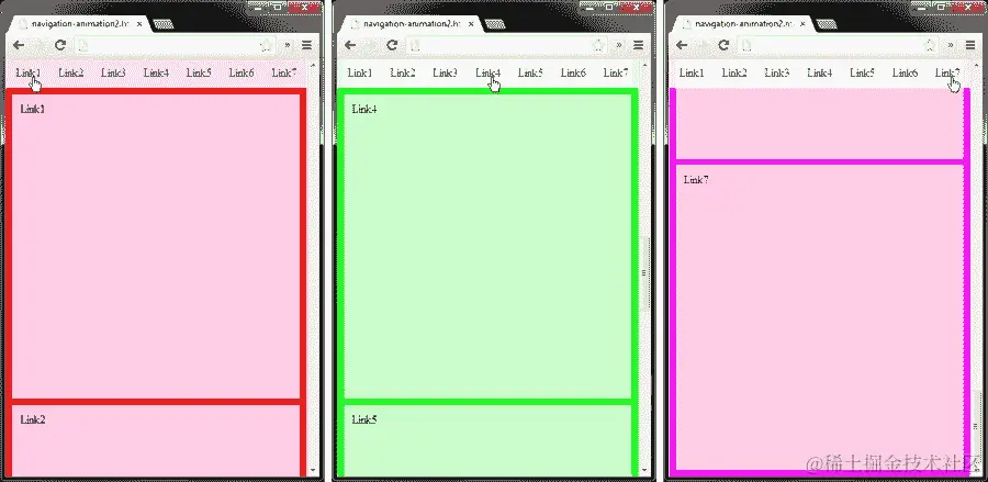 平滑滚动和页面背景色