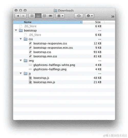 执行时间-本地安装 Bootstrap