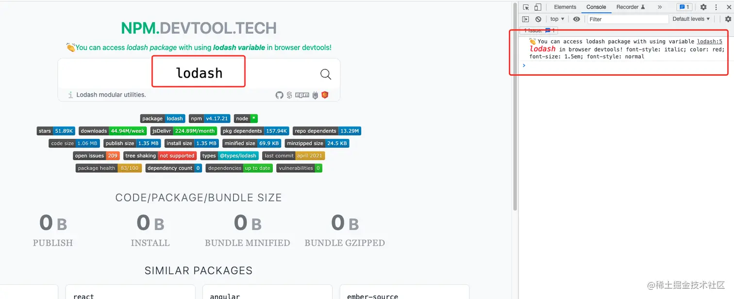 npm.devtool.tech