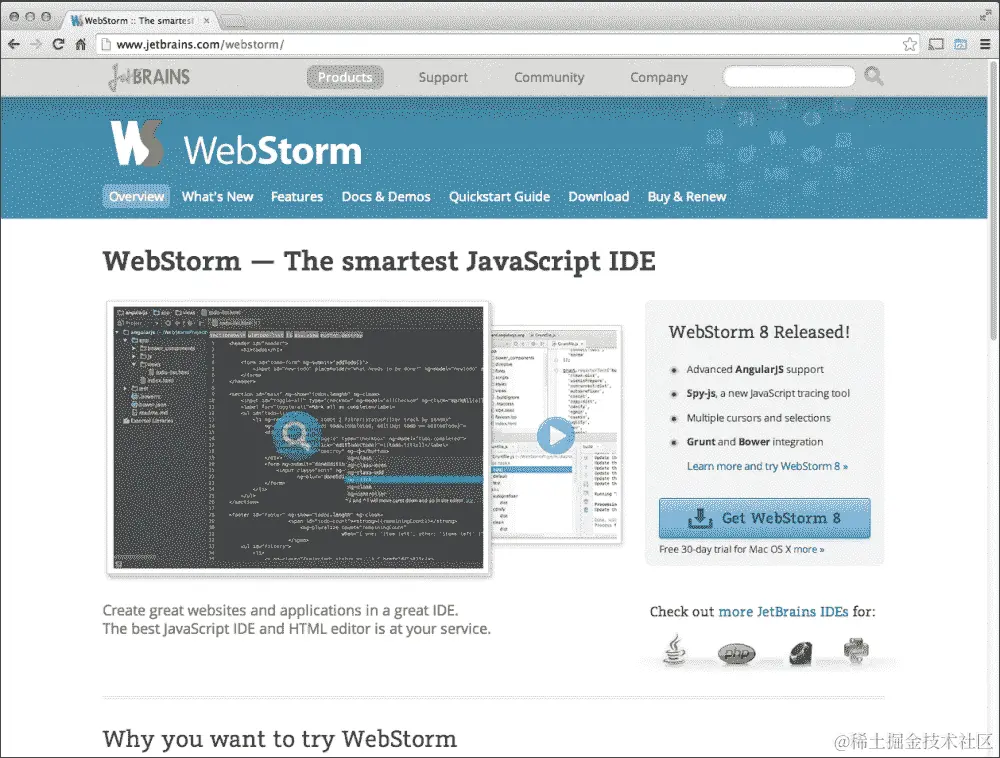 JetBrain 的 WebStorm IDE