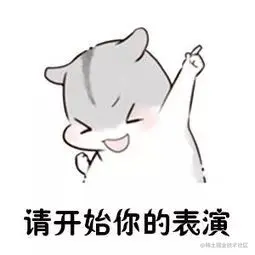 请开始你的表演