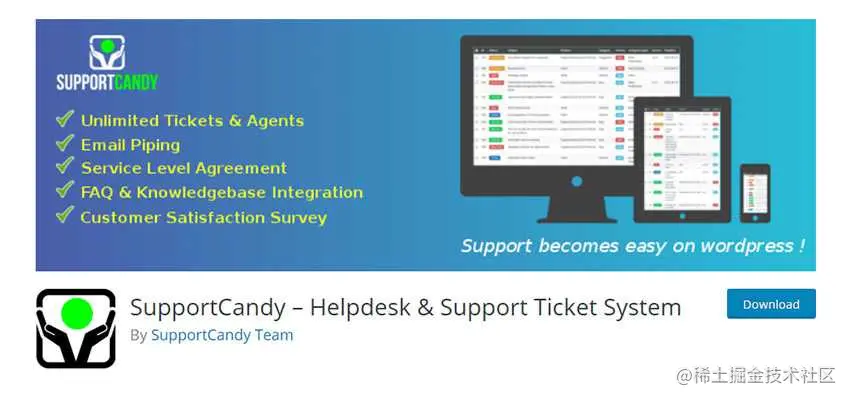 SupportCandy – Helpdesk & Support Ticket System