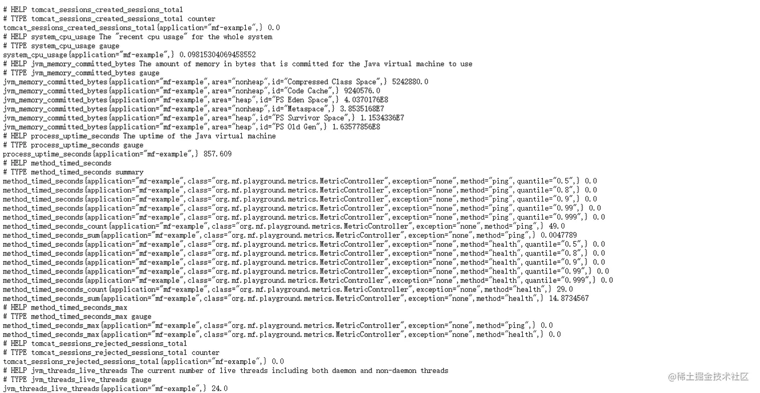 服务监控 万字长文详解MicrometerMicrometer为基于JVM的应用程序的性能监测数据收集提供了一个通用 掘金