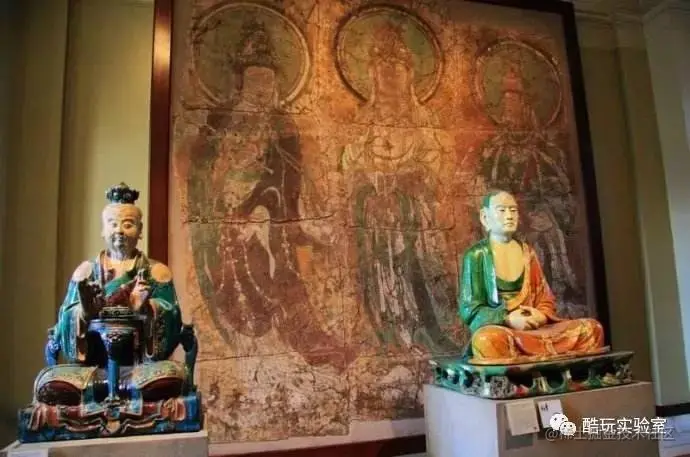 被切割的敦煌壁画