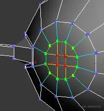 In 3ds Max while in Vertex mode turn on Soft Selection. Set Falloff at 4.0 