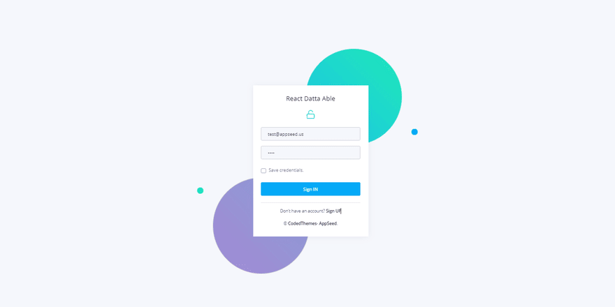 React Dashboard - Full-stack Datta Able Dashboard, now available wiht Node JS Backend.