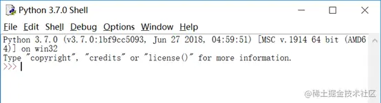 Python的IDLE命令行交互模式