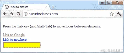 应用于一组元素的伪类