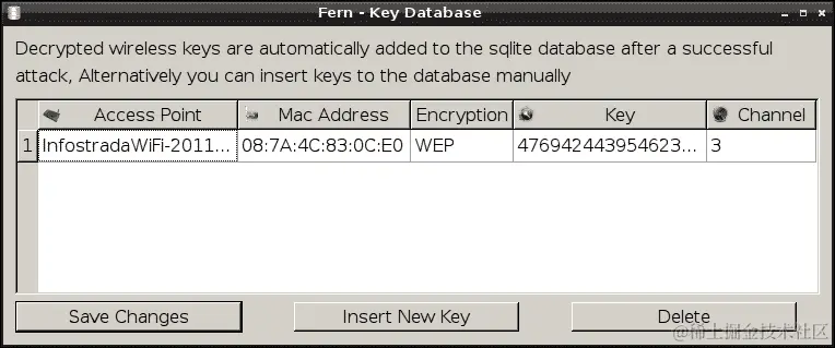 使用 Fern WiFi Cracker 进行 WEP 破解
