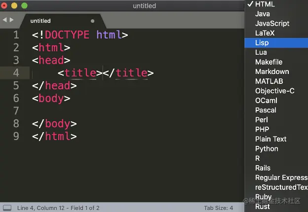Sublime Text 编辑器