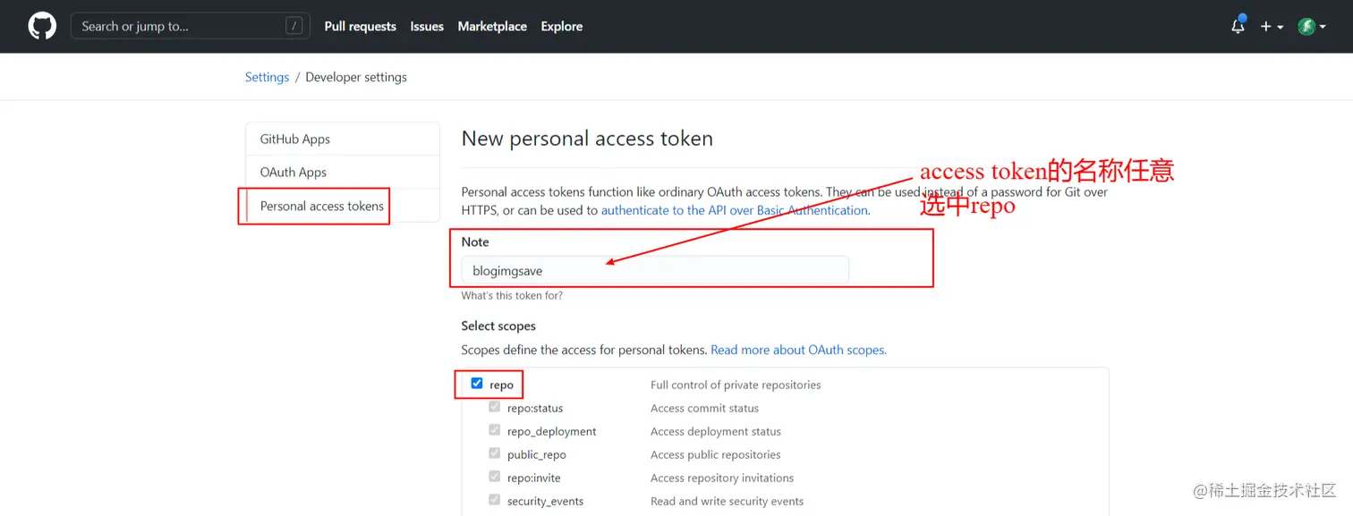 02-New-personal-access-token