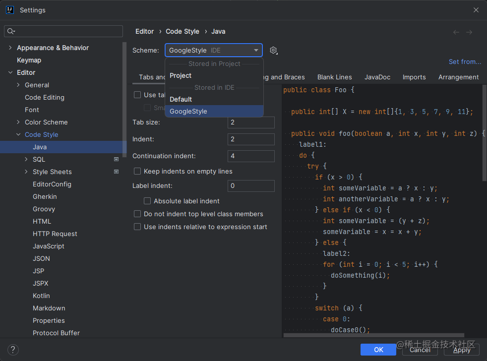 eclipse idea统一使用Google Java code style_https://bianchenghao6.com/blog_go_第9张