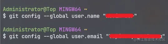 配置开发人员信息
