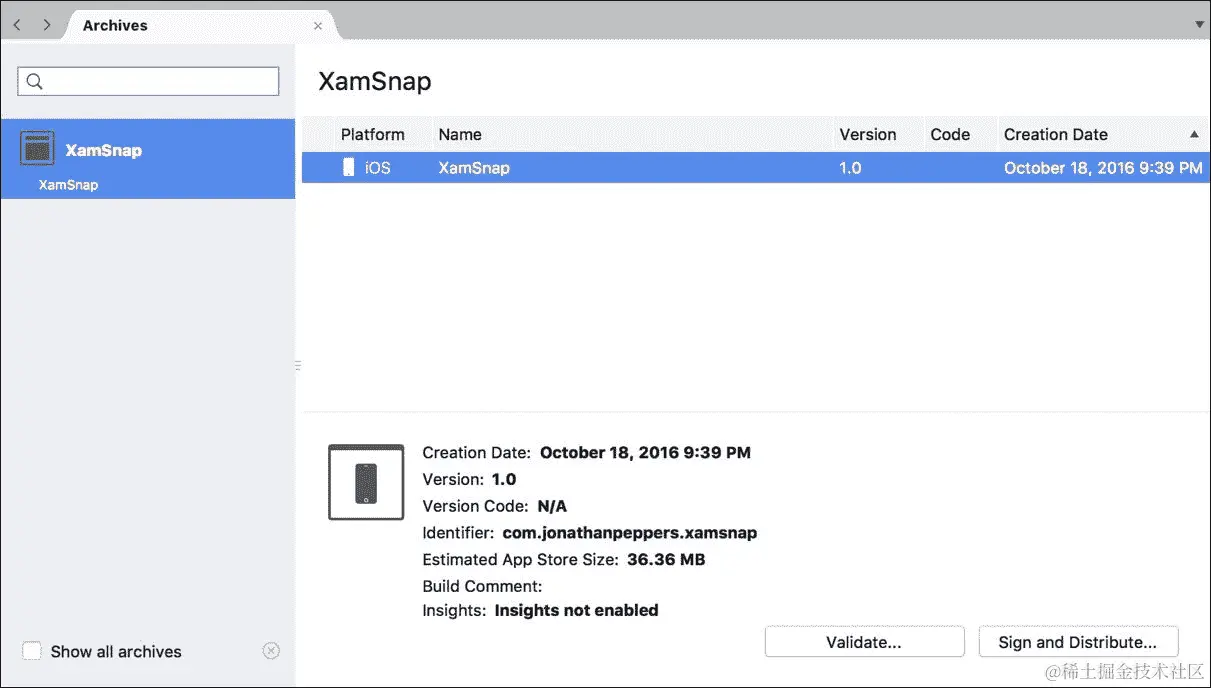 为 App Store 制作 iOS 二进制文件