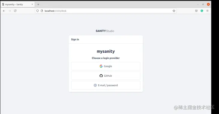 Logging In To Install Modules For Sanity