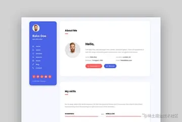 Bako - Personal Portfolio & Resume HTML Template 